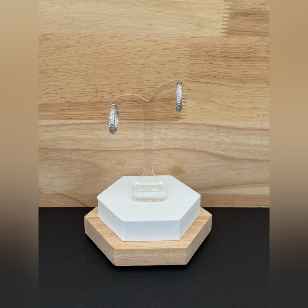 Elegant Silver Hoop Earrings